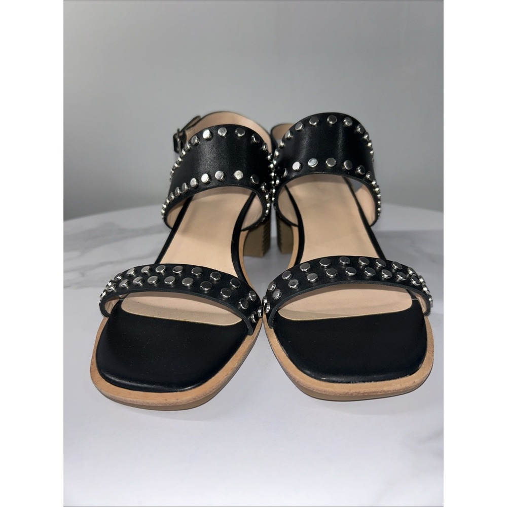 G.H. Bass Rachael Dress Sandals 3" Block Heel 100% Leather Upper Material 10M - Picture 4 of 14